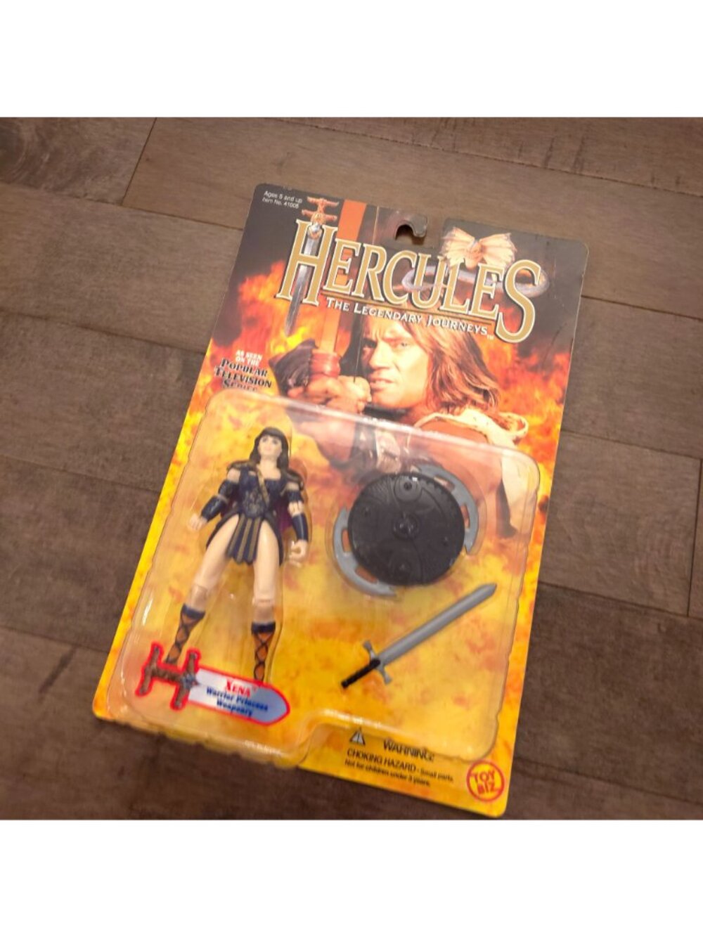 Hercules Legendary Journeys Xena Warrior Princess Figure Weaponry Toy Biz - Picture 3 of 6